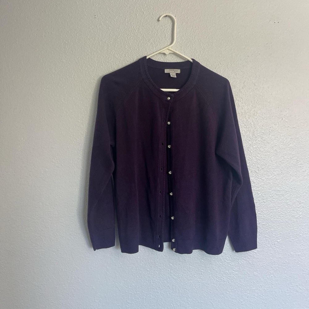 Mercer Street Studio Deep Purple Cardigan
